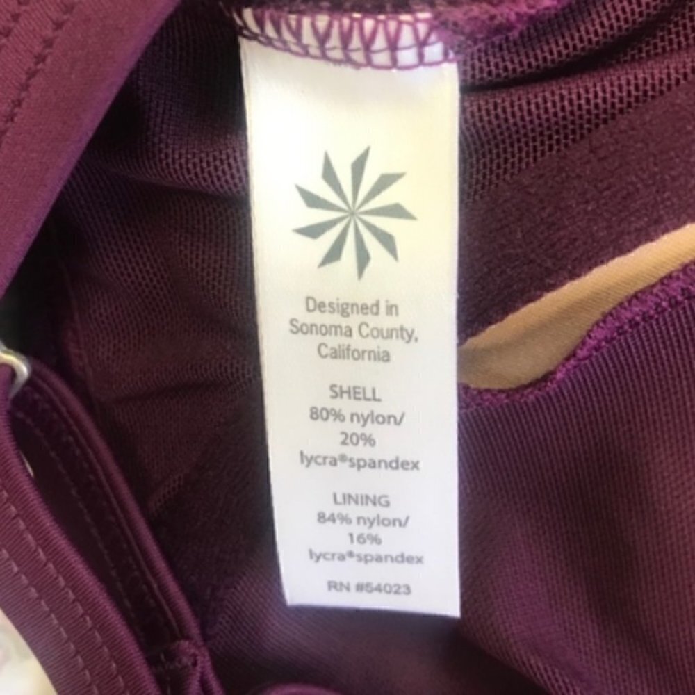 Athleta Marrakesh Side Scrunch Tankini Swim Top - Picture 3 of 11